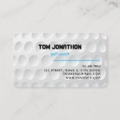 プロフェッショナルゴルフコーチ名刺 名刺 (裏面)