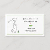 プロフェッショナルゴルフコーチ名刺 名刺 (正面)