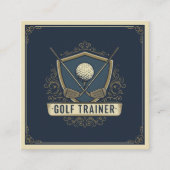 プロフェッショナルゴルフトレーナーレッスン スクエア名刺 (正面)
