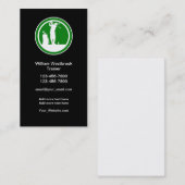 プロフェッショナルゴルフトレーナー名刺テンプレート 名刺 (正面/裏面)