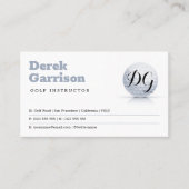 プロフェッショナルゴルフトレーナー |イニシャル 名刺 (正面)