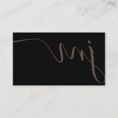 プロフェッショナルゴールデンシグネチャーモノグラム写真 名刺 (裏面)