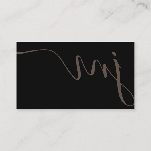 プロフェッショナルゴールデンシグネチャーモノグラム写真 名刺 (裏面)