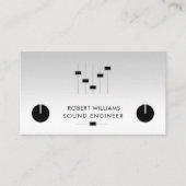 プロフェッショナルサウンドエンジニアミュージックDJコントローラーBu 名刺 (正面)