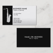 プロフェッショナルサクソフォン 名刺 (正面/裏面)