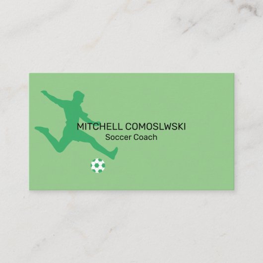 プロフェッショナルサッカーコーチ名刺 名刺 (正面)