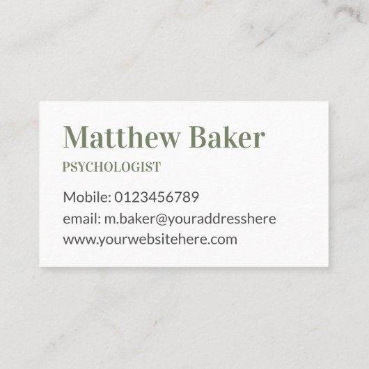 プロフェッショナルサマーストリーム写真Calm 名刺 (裏面)