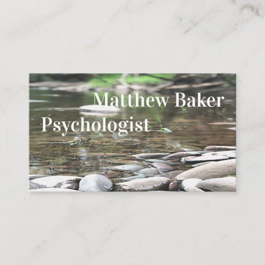 プロフェッショナルサマーストリーム写真Calm 名刺 (正面)