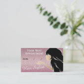 プロフェッショナルサロンスタイリストアポイントメントカード 予約カード (スタンド正面)