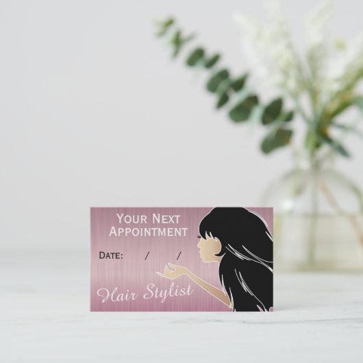 プロフェッショナルサロンスタイリストアポイントメントカード 予約カード (スタンド正面)