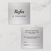 プロフェッショナルサロン＆スパ紹介カード｜編集可能 割引カード (正面/裏面)