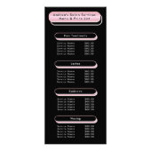 プロフェッショナルサロン メニュー 価格表 ピンクローズ ゴールド (正面)