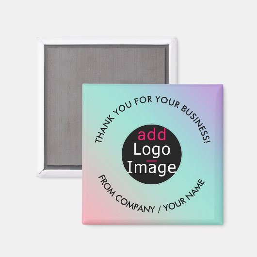 プロフェッショナルサンキューカスタムシックパステルグラディエント マグネット (正面/裏面)