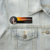 プロフェッショナルサンセットアーカスタムト写真 名札 (インサイチュ)