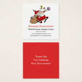 プロフェッショナルサンタクロースおもしろいインフォーマルマンガ (正面&裏面)