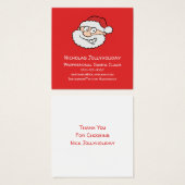 プロフェッショナルサンタクロースおもしろいインフォーマルマンガ (正面&裏面)