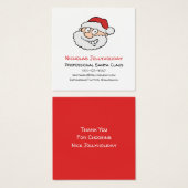 プロフェッショナルサンタクロースおもしろいインフォーマルマンガ (正面&裏面)