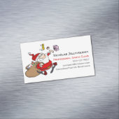 プロフェッショナルサンタクロースおもしろいインフォーマルマンガ マグネット名刺 (インサイチュ)