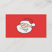 プロフェッショナルサンタクロースおもしろいインフォーマルマンガ 名刺 (裏面)