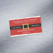 プロフェッショナルサンタクロースモダン マグネット名刺 (インサイチュ)