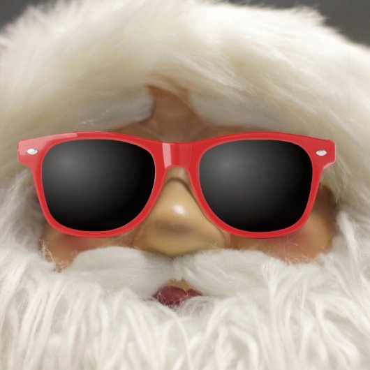 プロフェッショナルサンタクロースレッドクリスマスホリデー サングラス