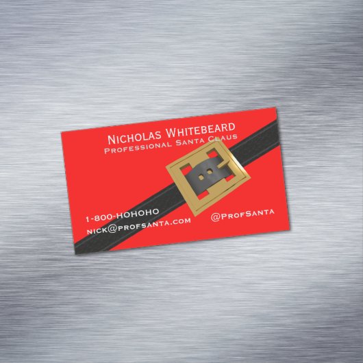 プロフェッショナルサンタクロース磁気 マグネット名刺 (インサイチュ)