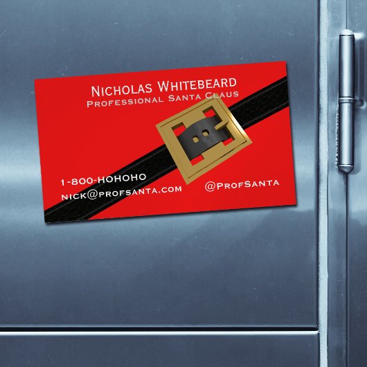 プロフェッショナルサンタクロース磁気 マグネット名刺