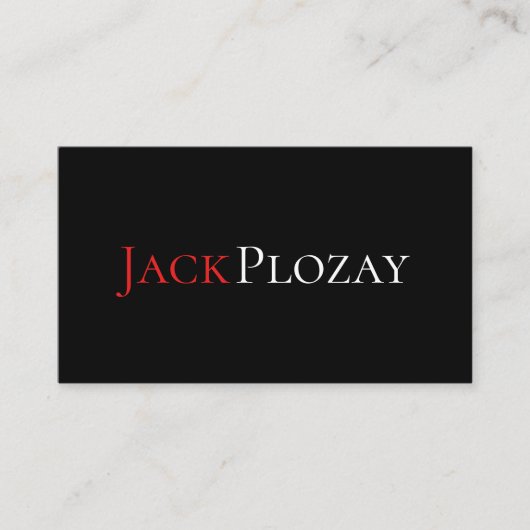 プロフェッショナルシアター&アーツモダン写真 名刺 (正面)