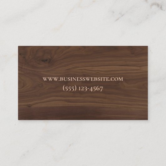 プロフェッショナルシェフウッドフードケータリング 名刺 (裏面)