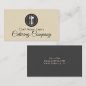 プロフェッショナルシェフケータリング会社 名刺 (正面/裏面)