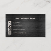 プロフェッショナルシェフ名刺 名刺 (裏面)