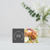 プロフェッショナルシェフ料理教室ケータリング写真 名刺 (スタンド正面)