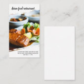 プロフェッショナルシェフ 名刺 (正面/裏面)