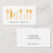 プロフェッショナルシェフ | 料理器具 名刺 (正面/裏面)