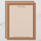 プロフェッショナルシエナブラウン縁どパーソナライズ (正面/裏面)