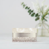 プロフェッショナルシエレガントック《写真》ぼけ味,ストライプ 名刺 (スタンド正面)