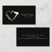 プロフェッショナルシザードライヤーブラシブラック 名刺 (正面/裏面)