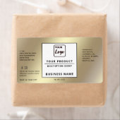 プロフェッショナルシシンプルック金ゴールド製品ラベル ラベル (インサイチュ)