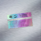 プロフェッショナルシックなホログラフィックラ気にッシュ マグネット名刺 (インサイチュ)