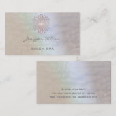 プロフェッショナルシックエレガントホログラフィックタンデオン 名刺 (正面/裏面)