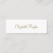 プロフェッショナルシックエレガントミニマリストコンサルタント スキニー名刺 (正面)