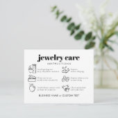 プロフェッショナルシックジュエリー気にサンキュービジネス エンクロージャーカード (スタンド正面)