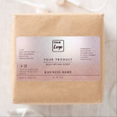 プロフェッショナルシックバラ金ゴールドグリッター製品ラベル ラベル (インサイチュ)