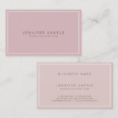 プロフェッショナルシックラグジュエレガントアリモダンーシルク 名刺 (正面/裏面)