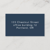 プロフェッショナルシニア気にカスタム 名刺 (裏面)