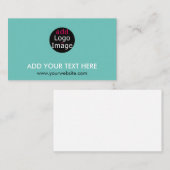 プロフェッショナルシモダンックカスタムブランドミントグリーン ノートカード (正面/裏面)