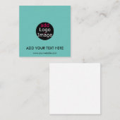 プロフェッショナルシモダンックカスタムブランドミントグリーン ノートカード (正面/裏面)