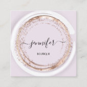 プロフェッショナルショップスパフレームバラグリッターフレーム スクエア名刺 (正面)