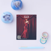 プロフェッショナルショッププロモーション写真QRコード チラシ (シングル)