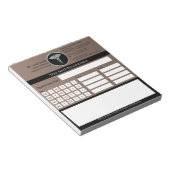 プロフェッショナルシルバーカドゥセウス医療アポイントメント ノートパッド (アングル)